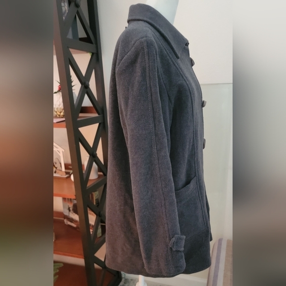 Kistermann Women's gray Cashmere & Wool Trench Coat size 44 - Picture 5 of 14